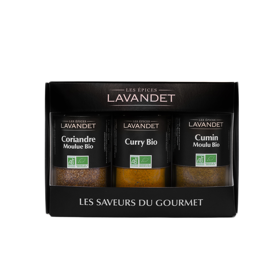 Coffre-epices-exotiques-curry-coriandre-cumin-Luberon Gourmet