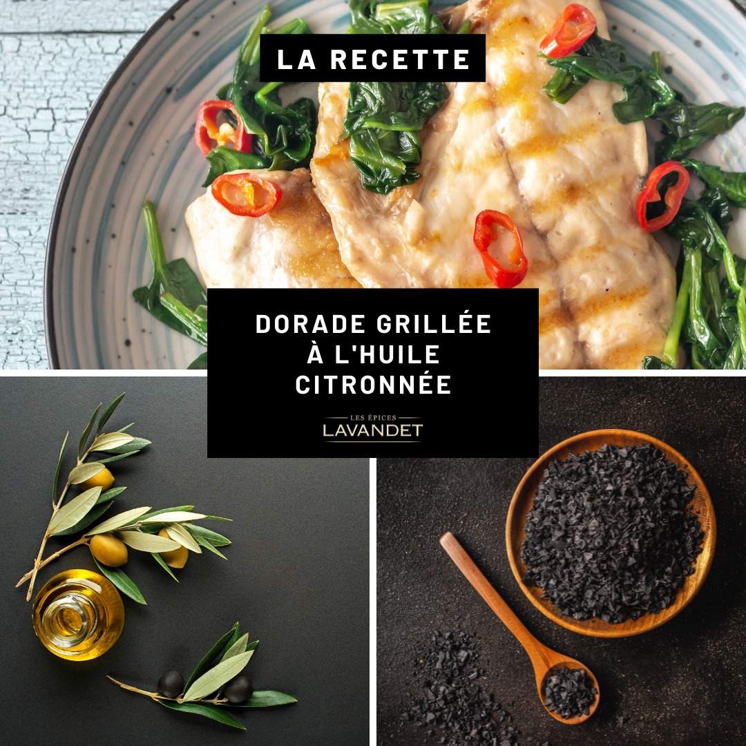 Dorade grillée à l&amp;#39;huile citronnée - Luberon Gourmet